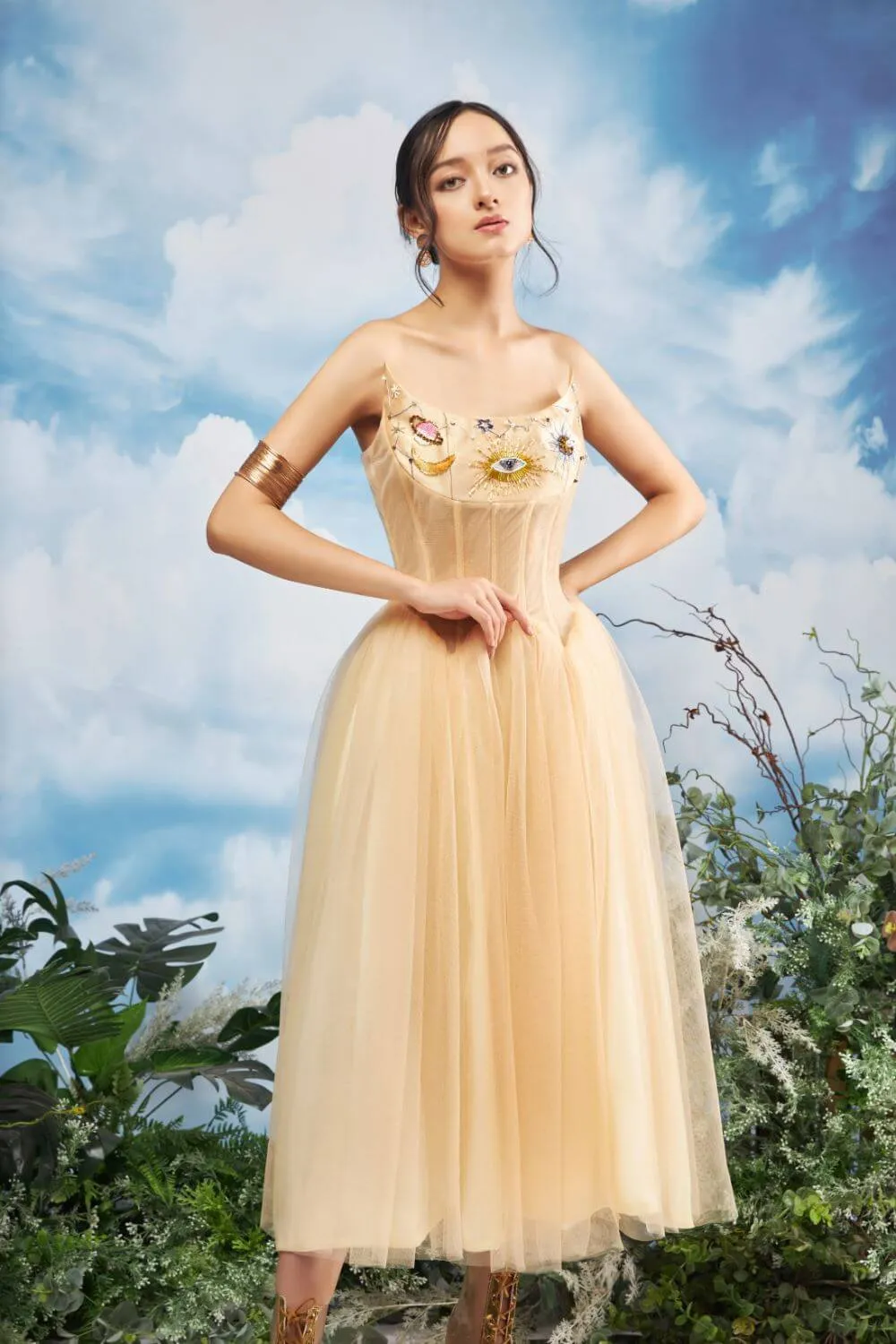 Rifleman Strapless Dress