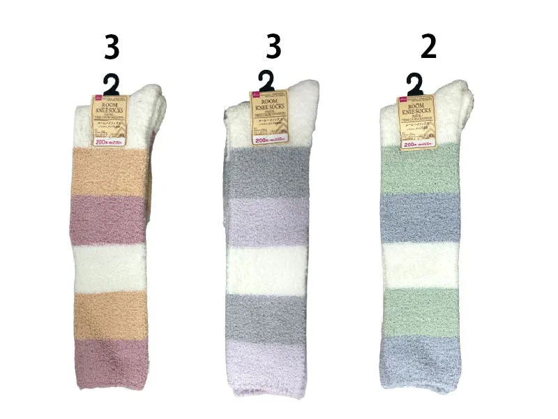 Room Knee Socks - Pastel - Three Colors Gradation -