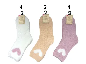 Room Socks - Pastel - Side Heart -