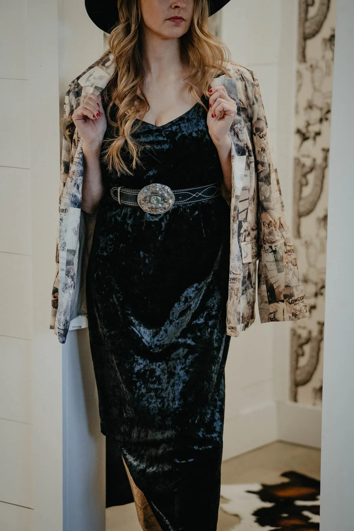 'Selina' Crushed Velvet Midi Dress (2 Colours; S - XL)