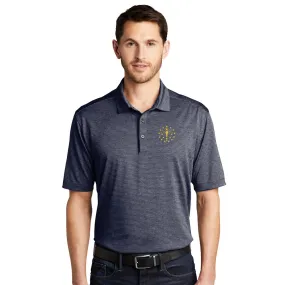 Shadow Striped Polo - Office of The Governor Indiana State Seal