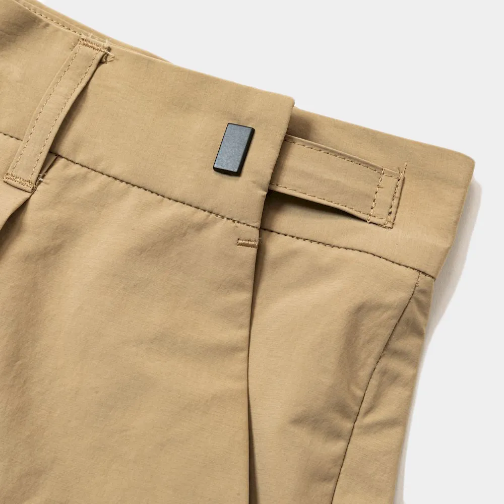 Side Zip Paper Touch Slacks(Beige)/MW-PT24103