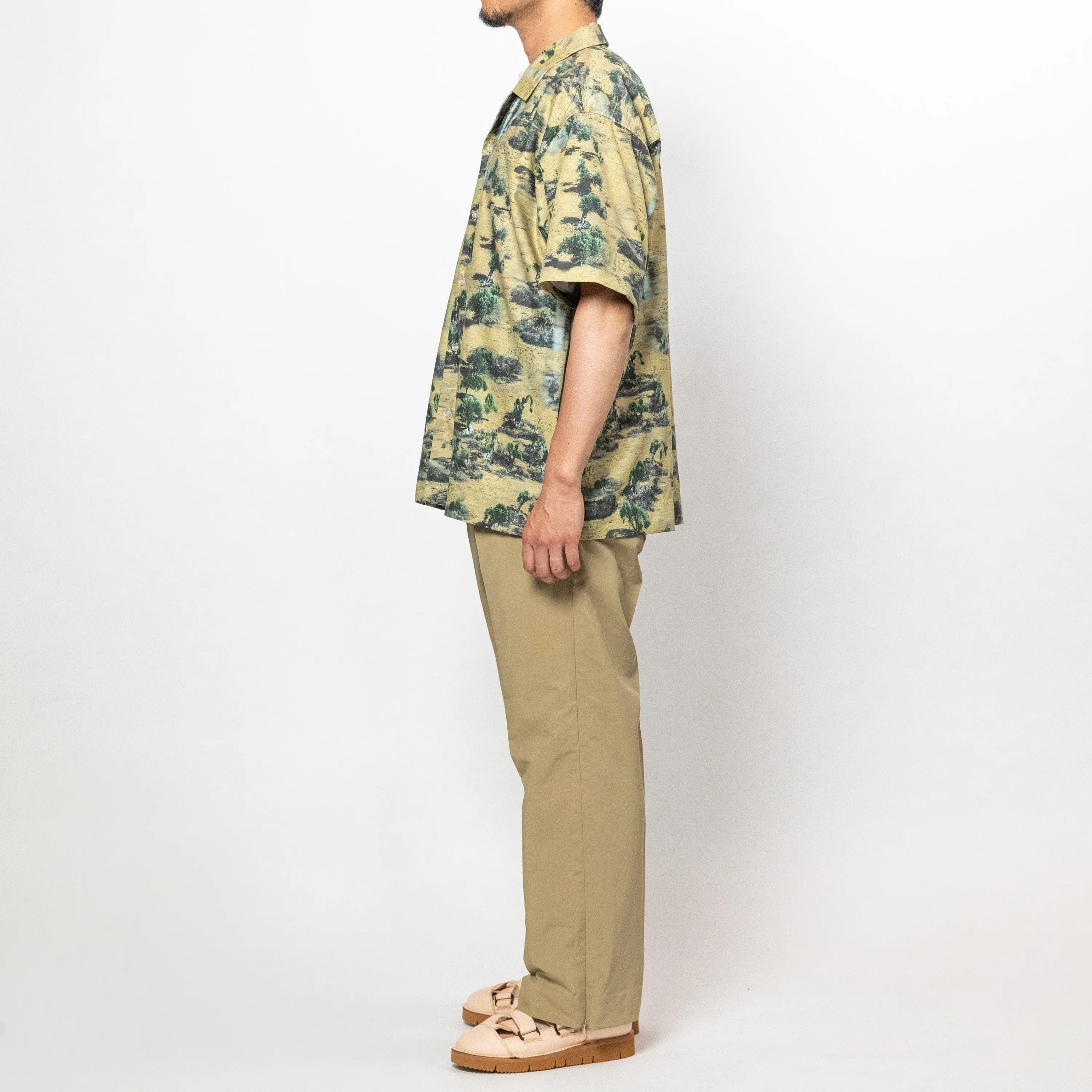 Side Zip Paper Touch Slacks(Beige)/MW-PT24103