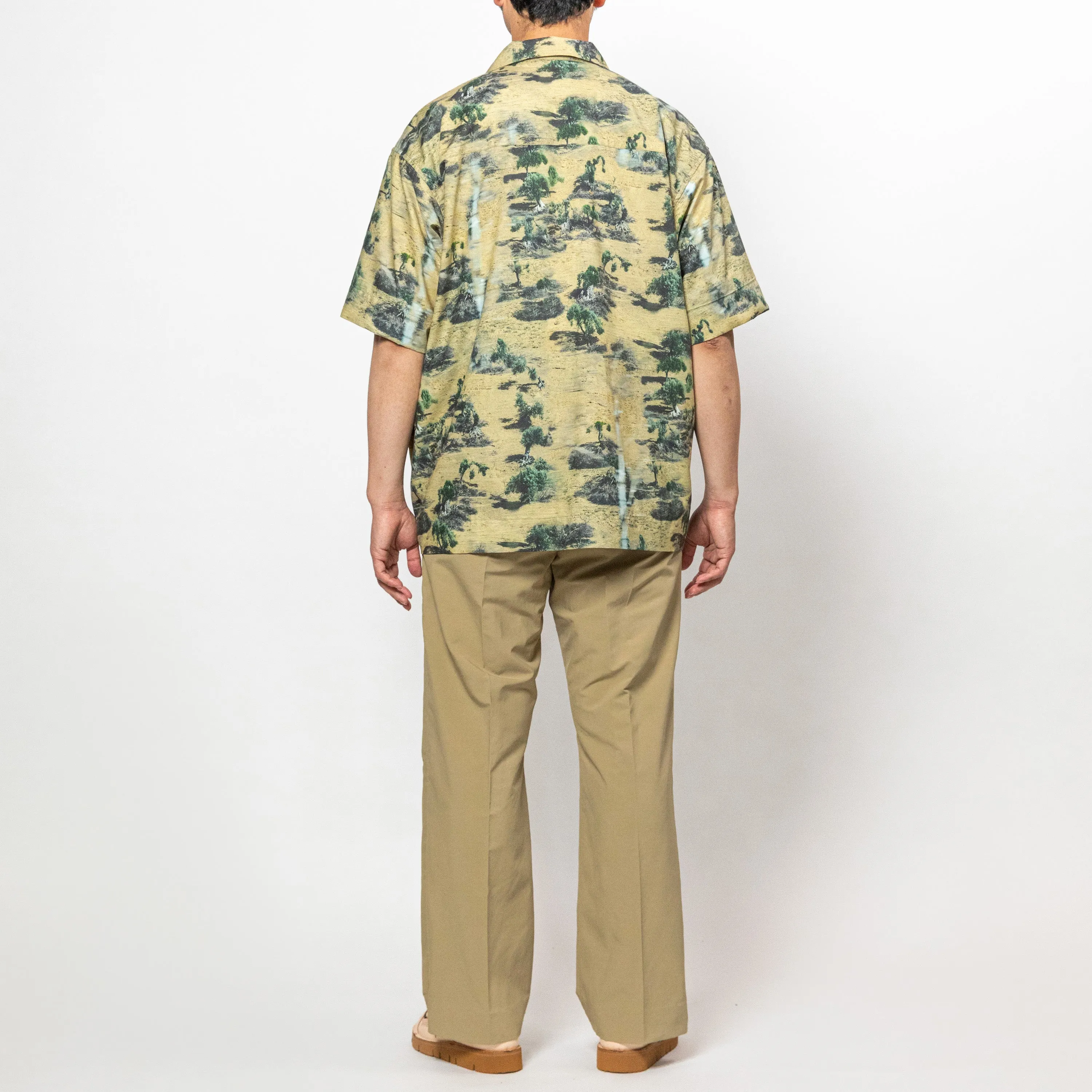 Side Zip Paper Touch Slacks(Beige)/MW-PT24103