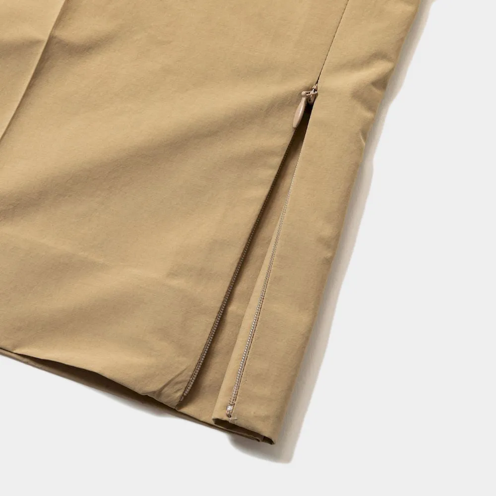 Side Zip Paper Touch Slacks(Beige)/MW-PT24103
