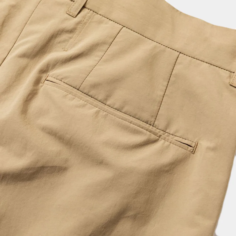 Side Zip Paper Touch Slacks(Beige)/MW-PT24103