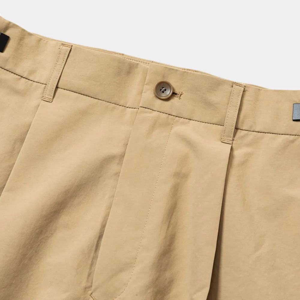 Side Zip Paper Touch Slacks(Beige)/MW-PT24103