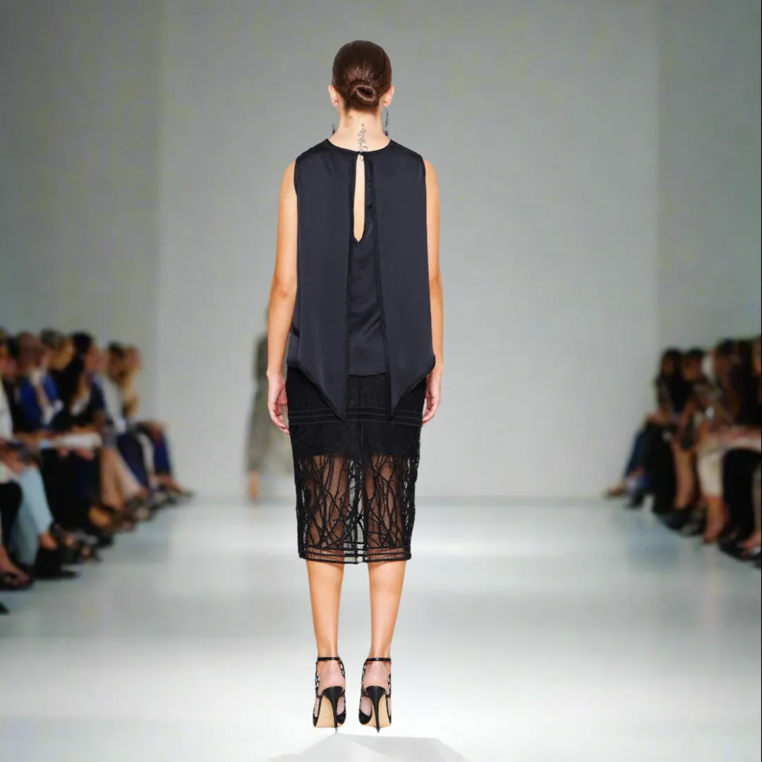 Silk Satin Layered Top