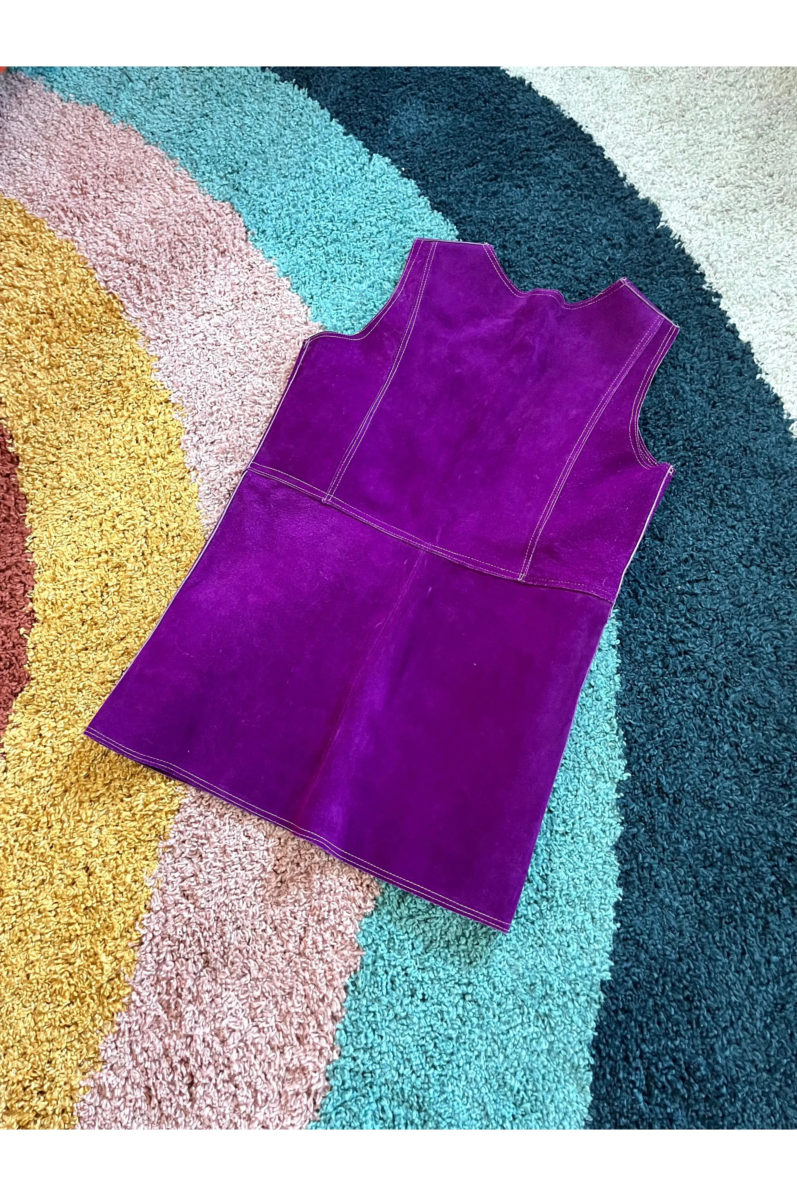 Vintage 60s Rare Studded Cutout Vest