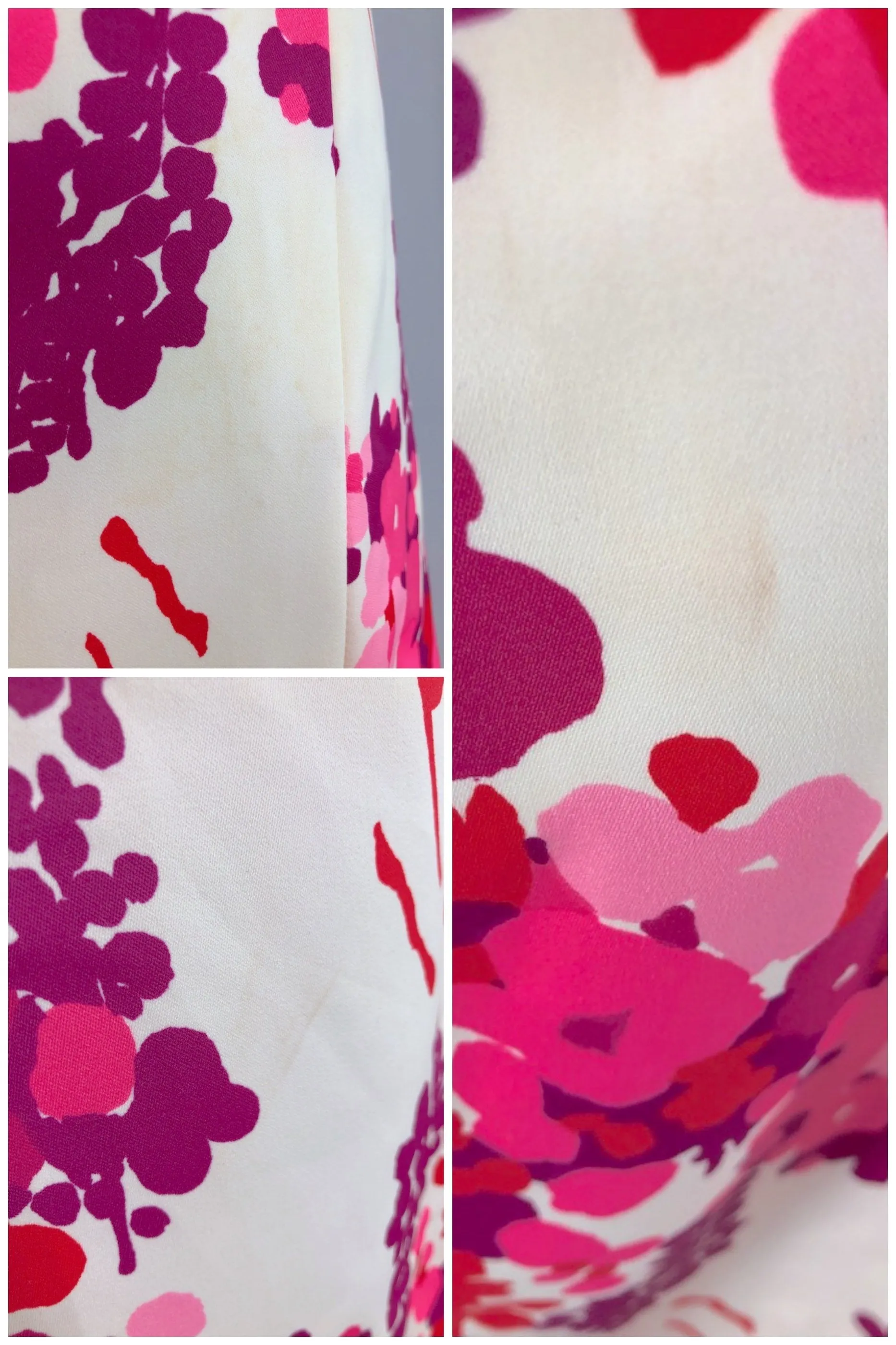 Vintage Pink Floral Maxi Dress