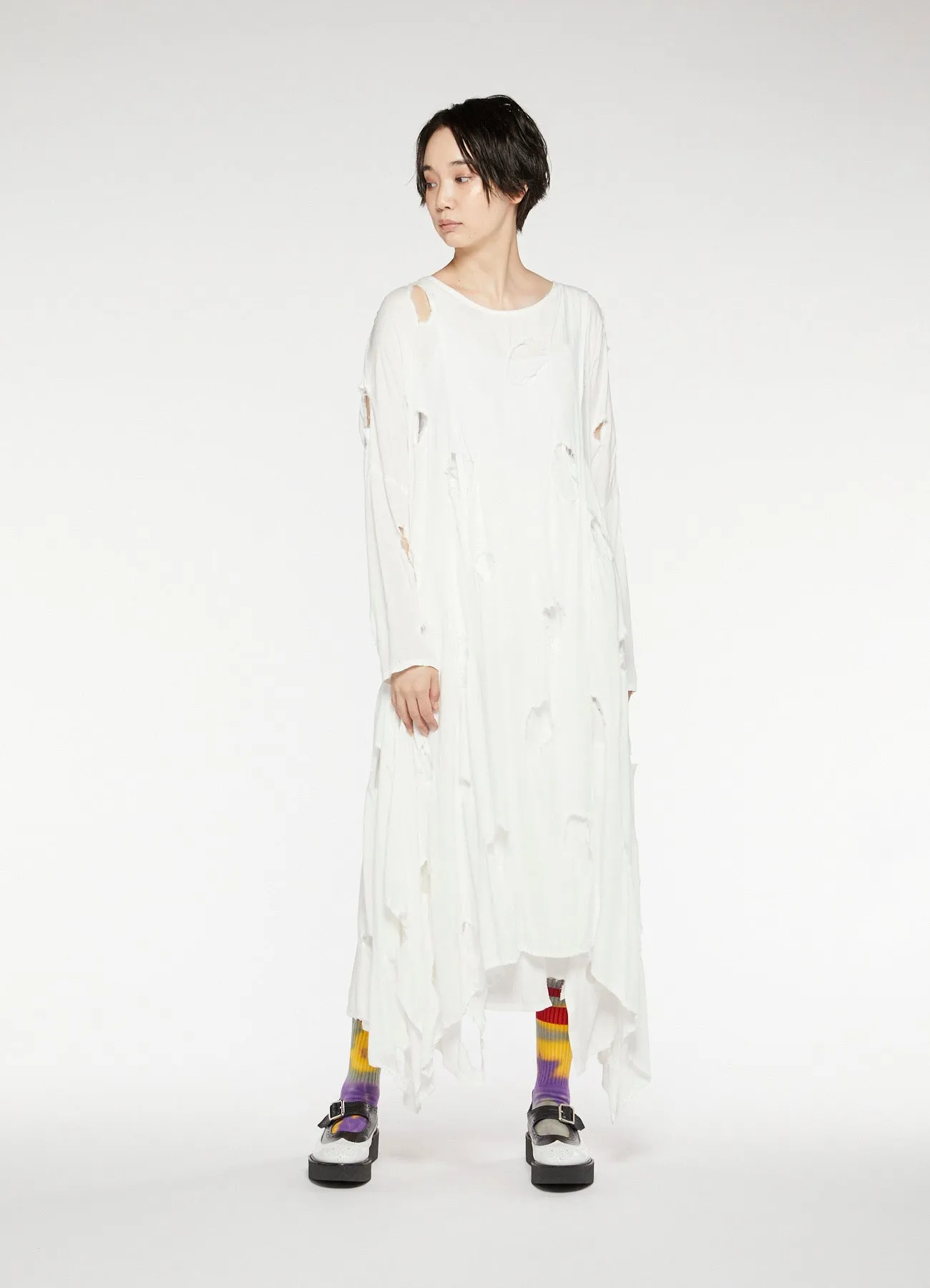 Whole Twill Layered Dress・B