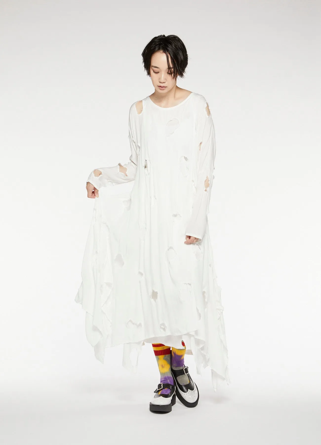 Whole Twill Layered Dress・B