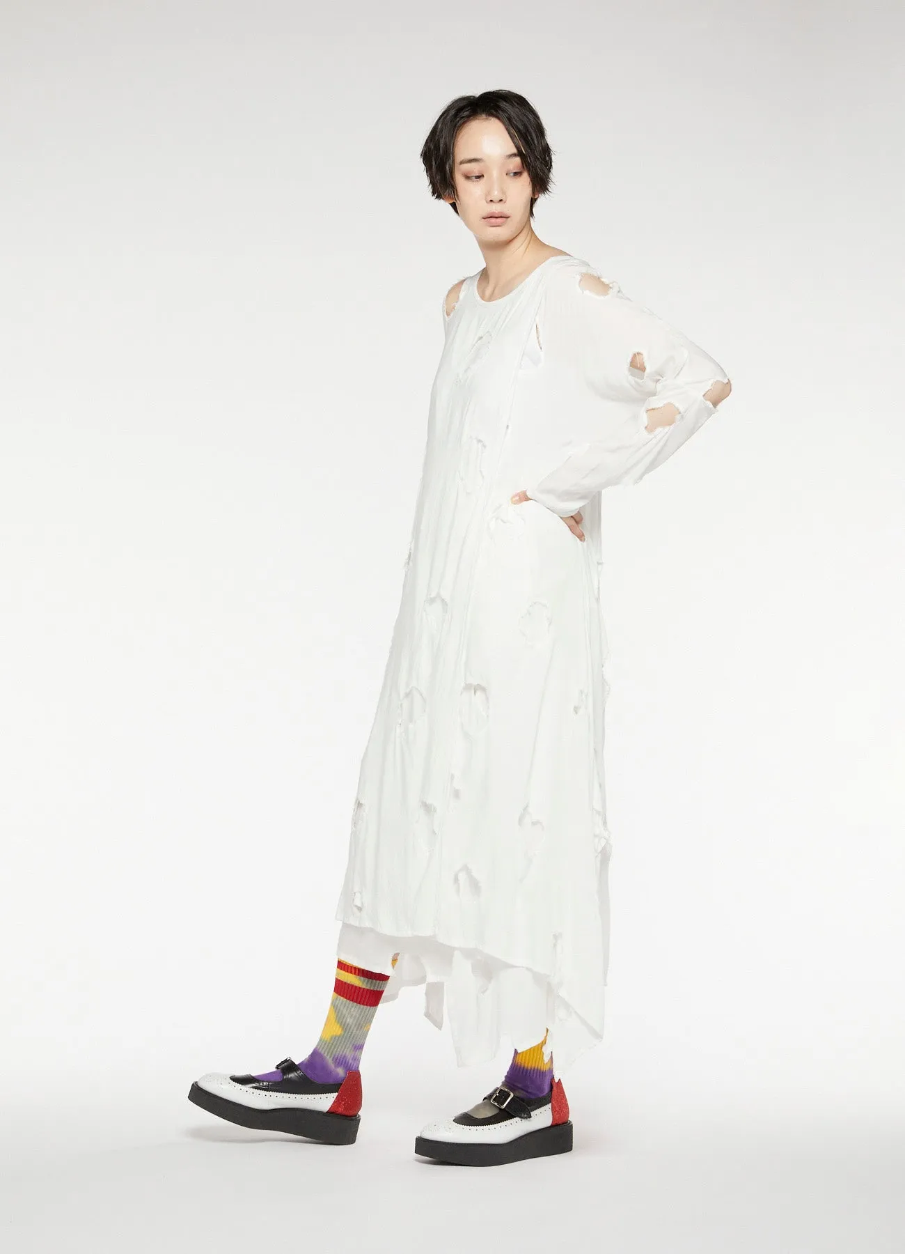 Whole Twill Layered Dress・B