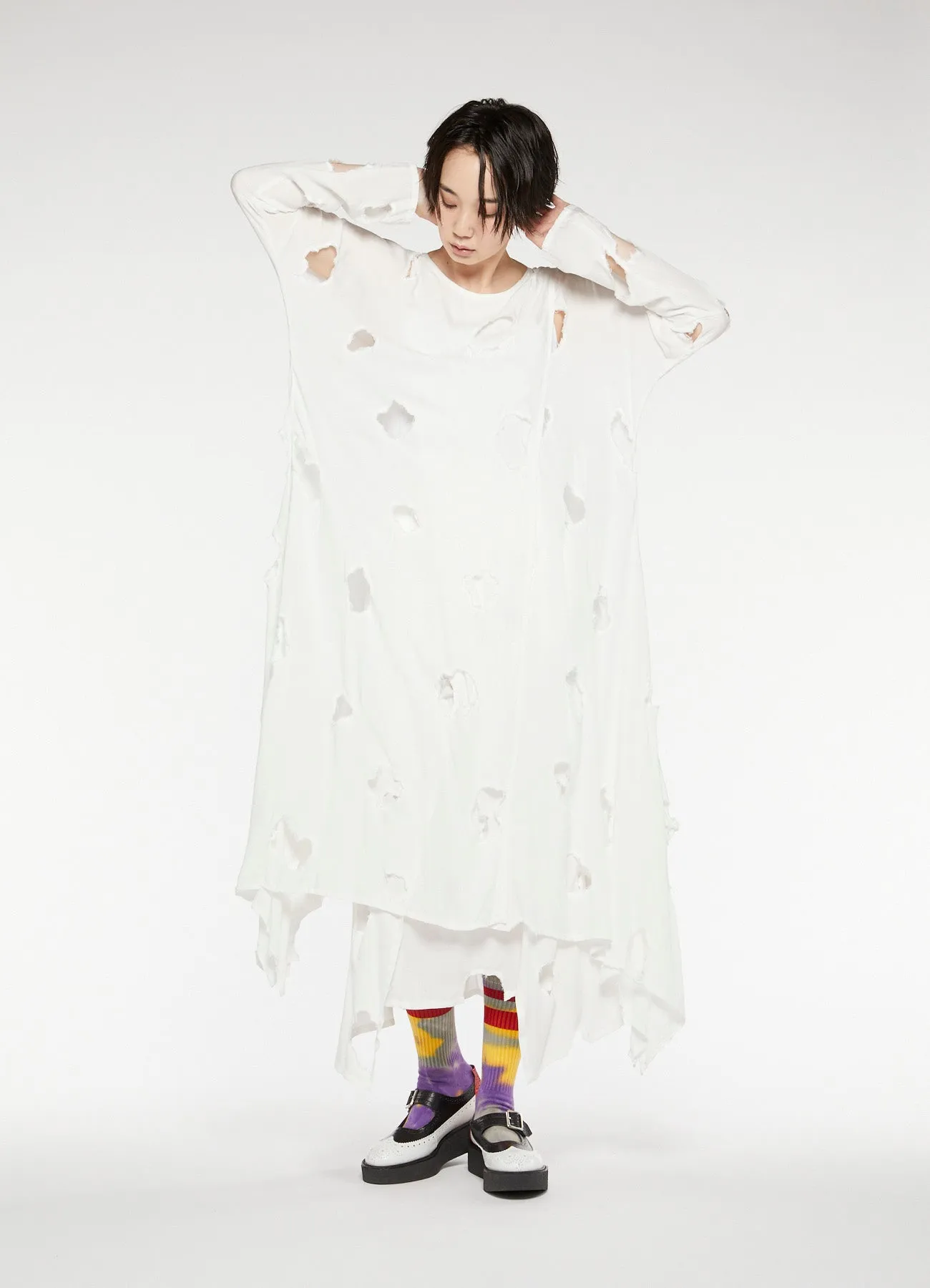 Whole Twill Layered Dress・B