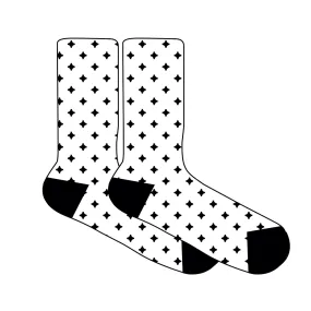 Women's Diamond Dots Print Socks