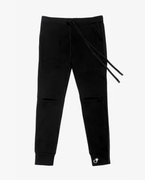 Women's Slit Knee Sweat